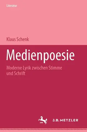 Schenk |  Medienpoesie | Buch |  Sack Fachmedien