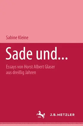 Delon / Kleine |  Sade und... | Buch |  Sack Fachmedien