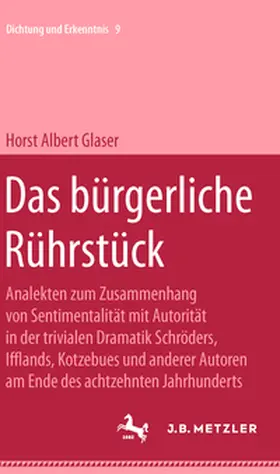 Glaser |  Das bürgerliche Rührstück | Buch |  Sack Fachmedien