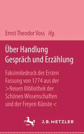 Engel / Voss | Über Handlung Gespräch und Erzählung | Buch | 978-3-476-99128-7 | sack.de