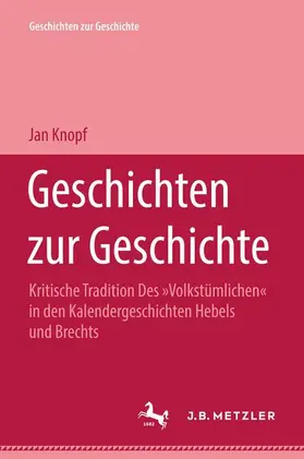 Knopf |  Geschichten zur Geschichte | Buch |  Sack Fachmedien