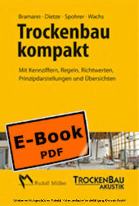 Trockenbau Akustik / Bramann / Dietze |  Trockenbau kompakt - E-Book (PDF) | eBook | Sack Fachmedien