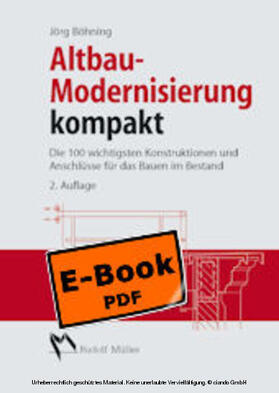 Böhning |  Altbau - Modernisierung kompakt | eBook | Sack Fachmedien