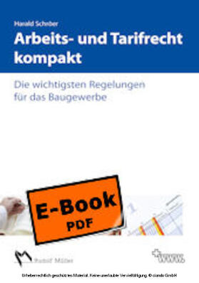 Schröer |  Arbeits- und Tarifrecht kompakt - E-Book (PDF) | eBook | Sack Fachmedien