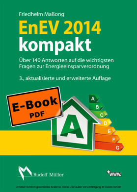 Maßong |  EnEV 2014 kompakt | eBook | Sack Fachmedien