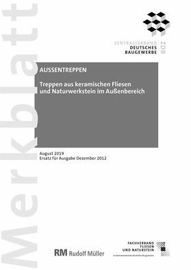 Voos |  Merkblatt Außentreppen: 2019-08 (PDF) | eBook | Sack Fachmedien