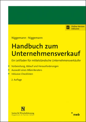 Niggemann |  Handbuch zum Unternehmensverkauf | Online-Buch | Sack Fachmedien