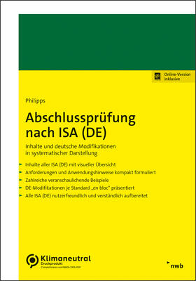 Philipps | Abschlussprüfung nach ISA (DE) | Online-Buch | 978-3-482-03221-9 | sack.de