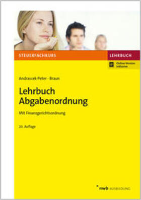 Andrascek-Peter / Braun |  Lehrbuch Abgabenordnung | Buch |  Sack Fachmedien