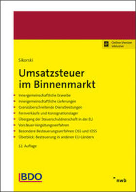 Sikorski |  Umsatzsteuer im Binnenmarkt | Online-Buch | Sack Fachmedien