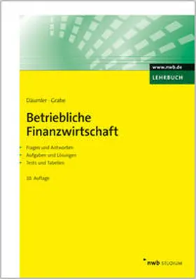 Däumler / Grabe |  Betriebliche Finanzwirtschaft | Buch |  Sack Fachmedien