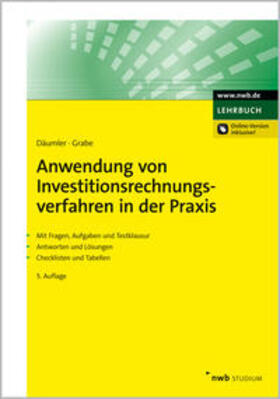 Däumler / Grabe |  Anwendung von Investitionsrechnungsverfahren in der Praxis | Buch |  Sack Fachmedien