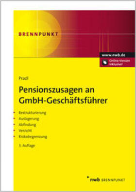 Pradl | Pensionszusagen an GmbH-Geschäftsführer | Medienkombination | 978-3-482-57603-4 | sack.de