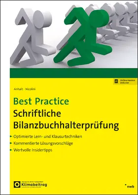 Anhalt / Nicolini |  Best Practice Schriftliche Bilanzbuchhalterprüfung | Buch |  Sack Fachmedien