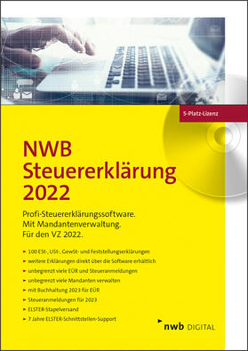  NWB Steuererklärung 2022 - 5-Platz-Lizenz | Sonstiges |  Sack Fachmedien
