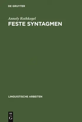 Rothkegel |  Feste Syntagmen | Buch |  Sack Fachmedien