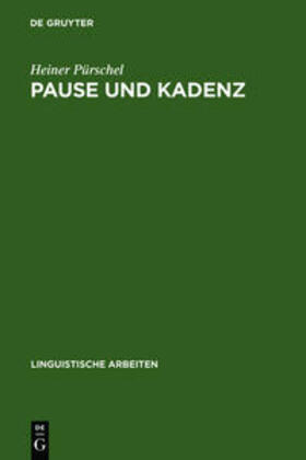 Pürschel |  Pause und Kadenz | Buch |  Sack Fachmedien