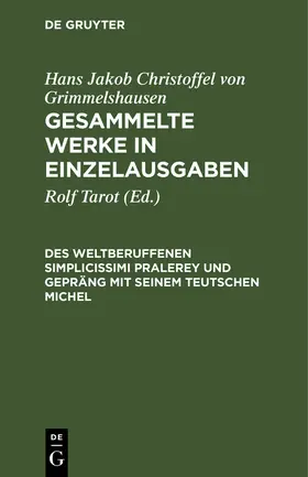 Tarot | Des Weltberuffenen Simplicissimi Pralerey und Gepräng mit seinem Teutschen Michel | Buch | 978-3-484-10264-4 | sack.de