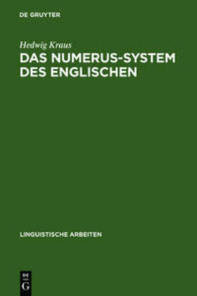 Kraus |  Das Numerus-System des Englischen | Buch |  Sack Fachmedien