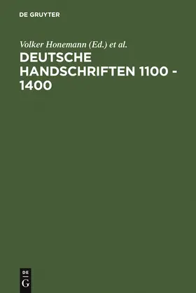 Palmer / Honemann |  Deutsche Handschriften 1100 - 1400 | Buch |  Sack Fachmedien