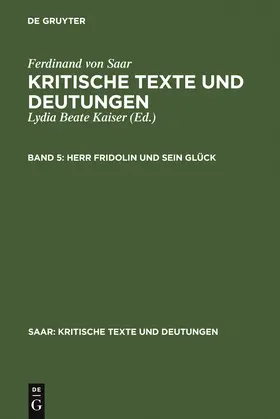 Kaiser |  Herr Fridolin und sein Glück | Buch |  Sack Fachmedien