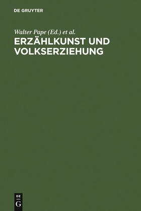 Pape / Tschopp / Thomke |  Erzählkunst und Volkserziehung | Buch |  Sack Fachmedien