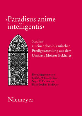Hasebrink / Palmer / Schiewer |  Paradisus anime intelligentis | Buch |  Sack Fachmedien