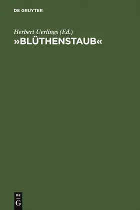 Uerlings |  »Blüthenstaub« | Buch |  Sack Fachmedien