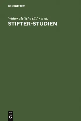 Hettche / Steinsdorff / John |  Stifter-Studien | Buch |  Sack Fachmedien