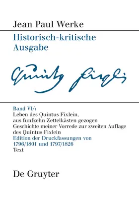 Straub | Leben des Quintus Fixlein, aus funfzehn Zettelkästen gezogen | Buch | 978-3-484-10917-9 | sack.de