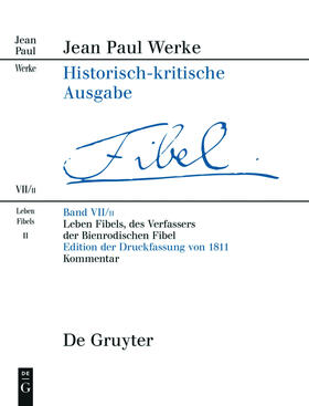 Kluger | Leben Fibels, des Verfassers der Bienrodischen Fibel, 1 | Buch | 978-3-484-10918-6 | sack.de
