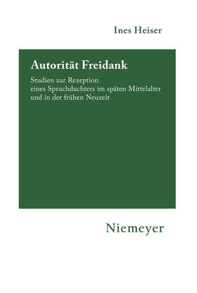 Heiser |  Autorität Freidank | Buch |  Sack Fachmedien