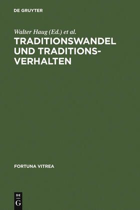 Wachinger / Haug |  Traditionswandel und Traditionsverhalten | Buch |  Sack Fachmedien