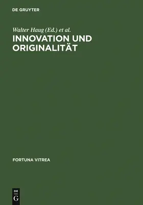 Wachinger / Haug |  Innovation und Originalität | Buch |  Sack Fachmedien