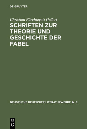 Scheibe |  Schriften zur Theorie und Geschichte der Fabel | Buch |  Sack Fachmedien