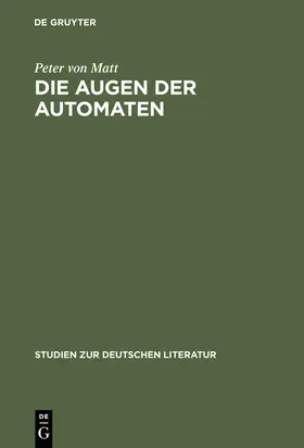 Matt | Die Augen der Automaten | Buch | 978-3-484-18018-5 | sack.de