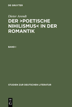 Arendt |  Band I | Buch |  Sack Fachmedien