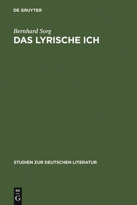 Sorg |  Das lyrische Ich | Buch |  Sack Fachmedien