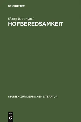 Braungart |  Hofberedsamkeit | Buch |  Sack Fachmedien