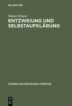 Erhart |  Entzweiung und Selbstaufklärung | Buch |  Sack Fachmedien