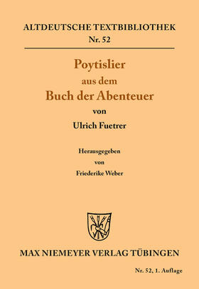 Weber |  Poytislier aus dem Buch der Abenteuer | Buch |  Sack Fachmedien