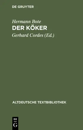 Cordes / Bote |  Der Köker | Buch |  Sack Fachmedien