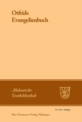 Otfrid von Weissenburg / Wolff / Erdmann |  Otfrids Evangelienbuch | Buch |  Sack Fachmedien