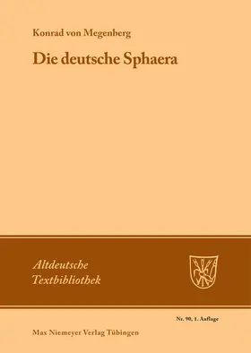 Konrad von Megenberg / Brevart |  Die Deutsche Sphaera | Buch |  Sack Fachmedien