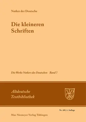 Tax / King |  Die kleineren Schriften | Buch |  Sack Fachmedien