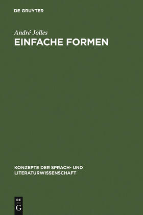 Jolles |  Einfache Formen | Buch |  Sack Fachmedien