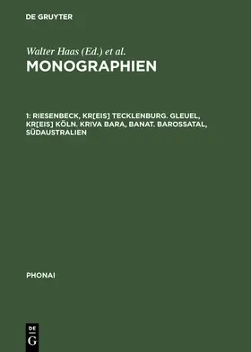 Bethge / Paul / Heike |  Riesenbeck, Kr[eis] Tecklenburg. Gleuel, Kr[eis] Köln. Kriva Bara, Banat. Barossatal, Südaustralien | Buch |  Sack Fachmedien