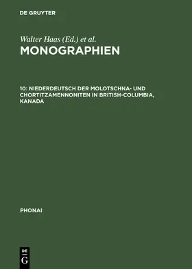 Moelleken |  Niederdeutsch der Molotschna- und Chortitzamennoniten in British-Columbia, Kanada | Buch |  Sack Fachmedien