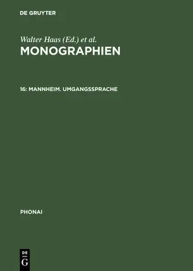 Karch |  Mannheim. Umgangssprache | Buch |  Sack Fachmedien