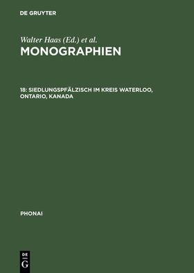 Mölleken / Karch |  Siedlungspfälzisch im Kreis Waterloo, Ontario, Kanada | Buch |  Sack Fachmedien